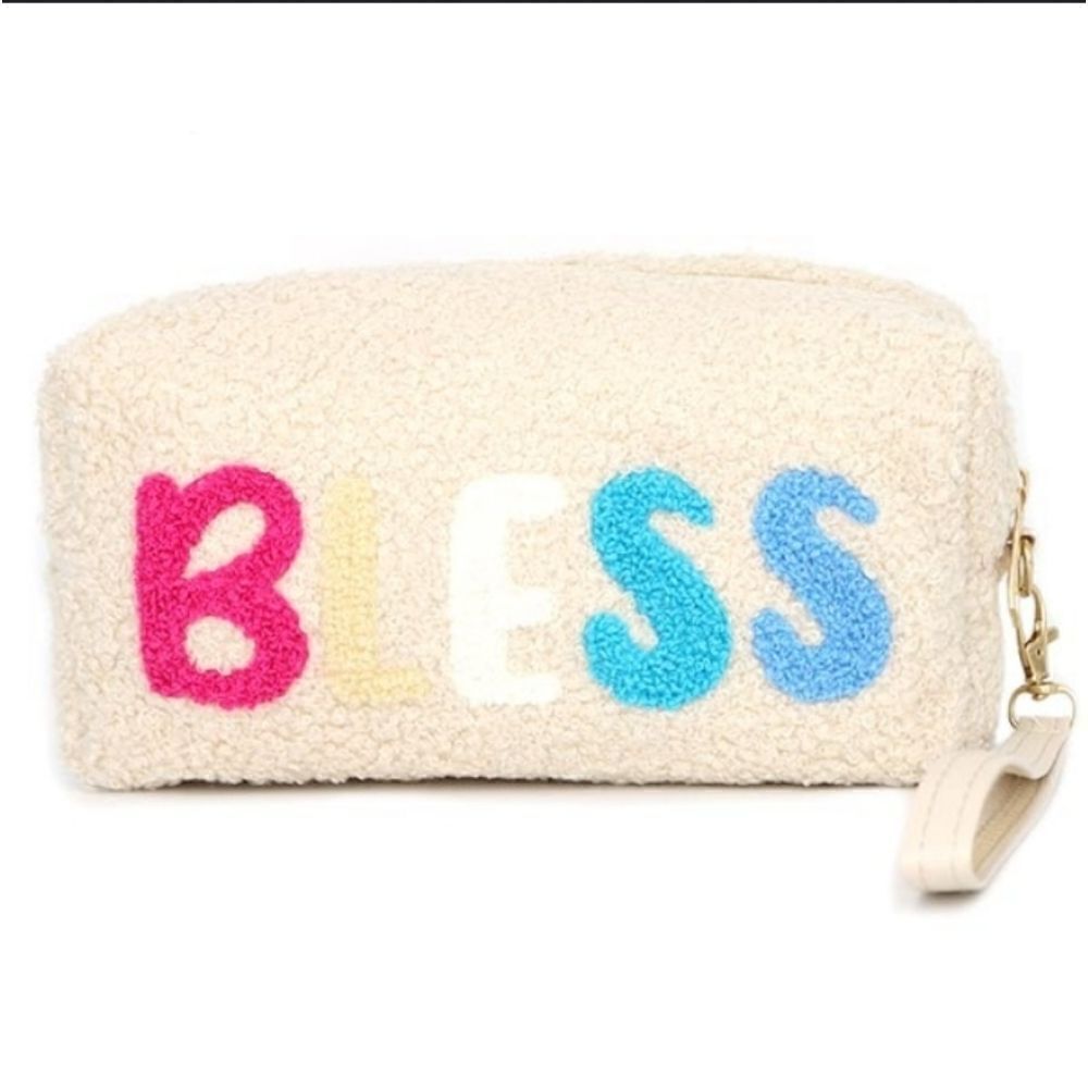 Styline Sherpa Wristlet or Cosmetic Bag NWT